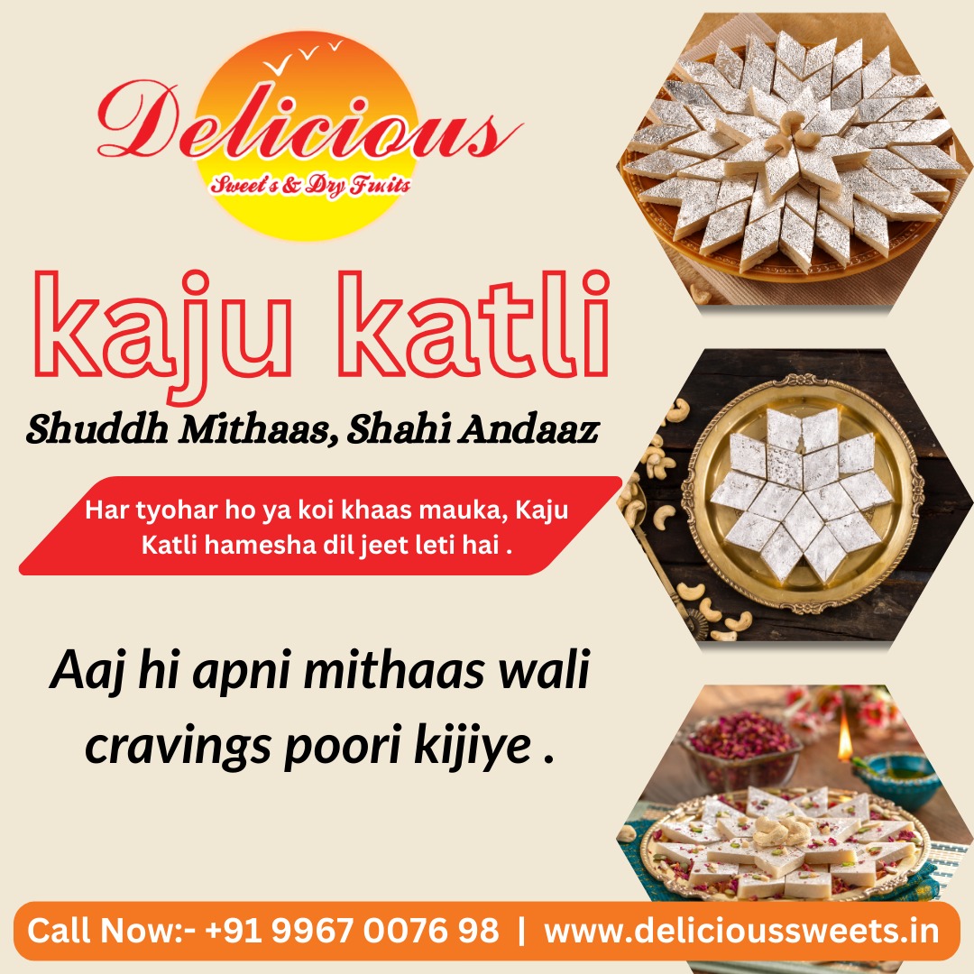 ✨ Shuddh Mithaas, Shahi Andaaz – Kaju Katli that Wins Every Heart ✨