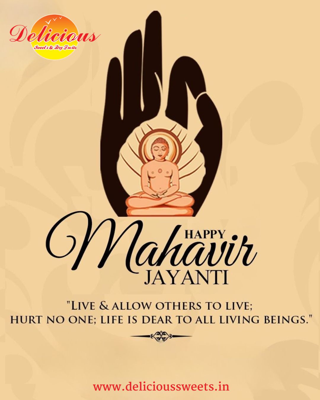 Delicious Sweets & Dry Fruits – Mahavir Jayanti 🙏✨